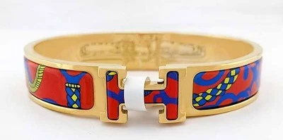 HERMES ENDURECEDOR CHAPADO EN ORO AMARILLO DE 18k con un soldado giratorio - Totalmente Nuevo Foto 1 de 4