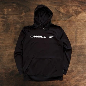 Y2K Oneill Black Big Logo Hoodie Men’s Small Casual Surfwear Skater Drawstring - Picture 1 of 5