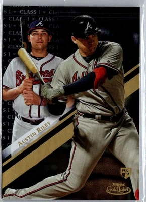 Austin Riley 2019 Topps Gold Label Class 1 Black #60 Rookie RC Atlanta Braves - Image 1 of 2
