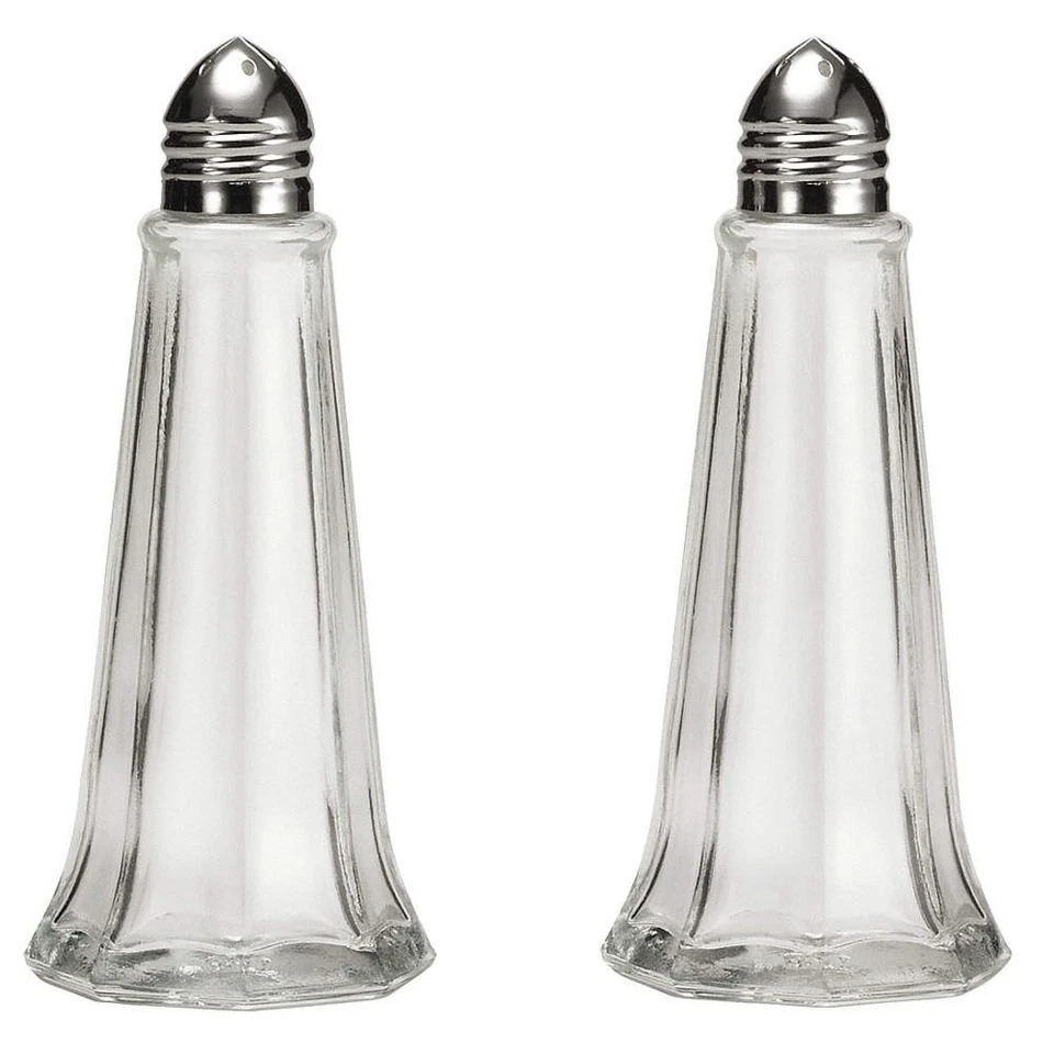 TABLECRAFT PRODUCTS COMPANY 83S&P Salt/Pepper Shaker,4.375" H,Glass,PK24 6DVR7 - Image 1 of 1
