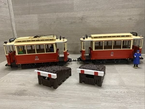 LGB Hamburg Street Car Trolley 2535 & 761 W/ Extras G Scale Very Rare! - Picture 1 of 24