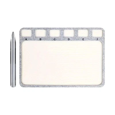 Bead Mat with 6 Grids Felt Bead Design Board Rectangle Large Bead Pad with - Image 1 of 4