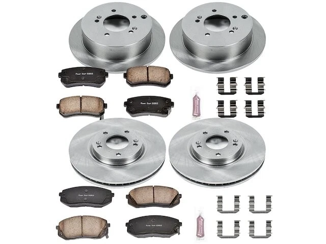 Kit de pastillas de freno delanteras y traseras y rotor para Hyundai Tucson 2010-2015 gas ft323vy Foto 1 de 1