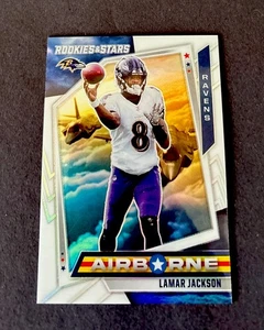 2021 Rookies And Stars SILVER PRIZM AIRBORNE Lamar Jackson /149 - RAVENS ⭐️ - Bild 1 von 2