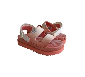 UGG GOLDENSTAR GLIDE SUNRAY SUN ROSA SANDALO PLATFORM US 8,5 / EU 39,5 / UK 6,5 - Foto 1 di 6