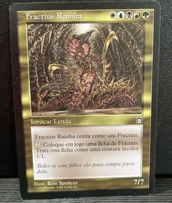 SILVER QUEEN Stronghold Portuguese Fractius Rainha NM MTG - Image 1 of 2