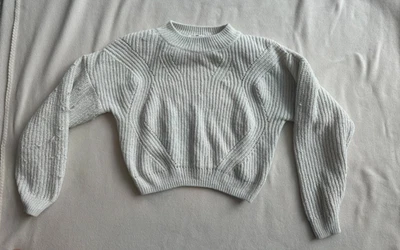 Suéter creme juvenil H&M 12-14 - Imagem 1 de 4