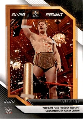 2022 Panini NXT 2.0 WWE #9 Tyler Bate All-Time NXT Highlights - Image 1 of 2