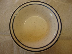 BUFFALO 0012R SMALL BOWL Dark Blue Rings 5" diameter VINTAGE - Picture 1 of 3