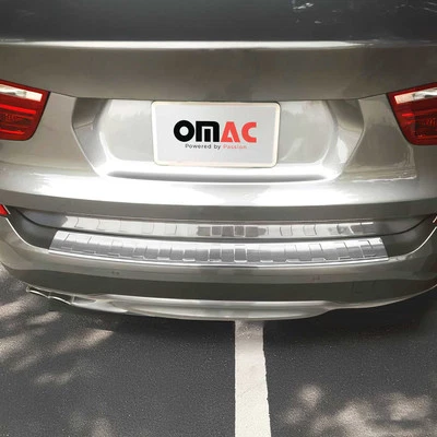 Protector de cubierta de umbral de parachoques trasero para BMW X3 F25 2011-2017 acero inoxidable Foto 1 de 4