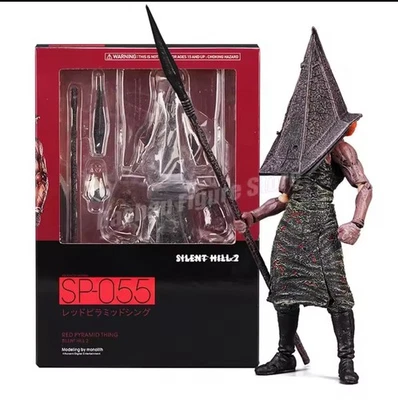 Figma Sp-055 Silent Hill Pyramid Head Action Figure 17cm Red Pyramid - Immagine 1 di 3