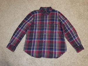 Vintage Ralph Lauren Hemd mit Knöpfen kariert Tartan Urlaub festlich Freizeit Western XL - Bild 1 von 8