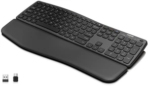 Multi-Device Comfortable Wireless Bluetooth Keyboard with Nano USB-A, USB-C T... - Picture 1 of 7