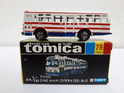 (Fukushima Kotsu) Tomica - No.79 Fuso One-Man Operated Bus Made In Japan - Image 1 of 4