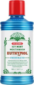 Enjuague bucal de eutimol ICY menta sin flúor y alcohol - 500 ml - Imagen 1 de 7