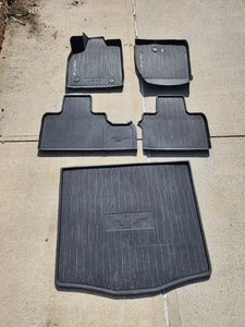 2021-2024 OEM FORD MUSTANG MACH-E GT FRONT REAR CARGO ALL WEATHER FLOOR MATS SET - Picture 1 of 4