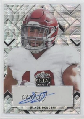 2022 Leaf Metal Draft Portrait Silver Wave /30 Slade Bolden Rookie Auto RC - Image 1 of 2