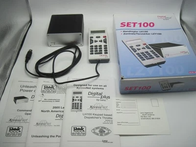 Lenz 60100 Programmable CAB & Command Power Station LZV100 LH100 DCC Railroad - Image 1 of 4