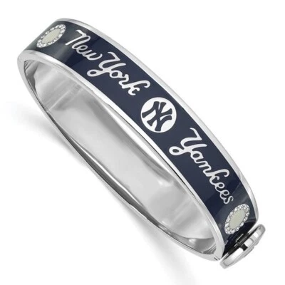 Brazalete New York Yankees MLB esmaltado y con bisagras de cristal YANHEB $87.90 Foto 1 de 3