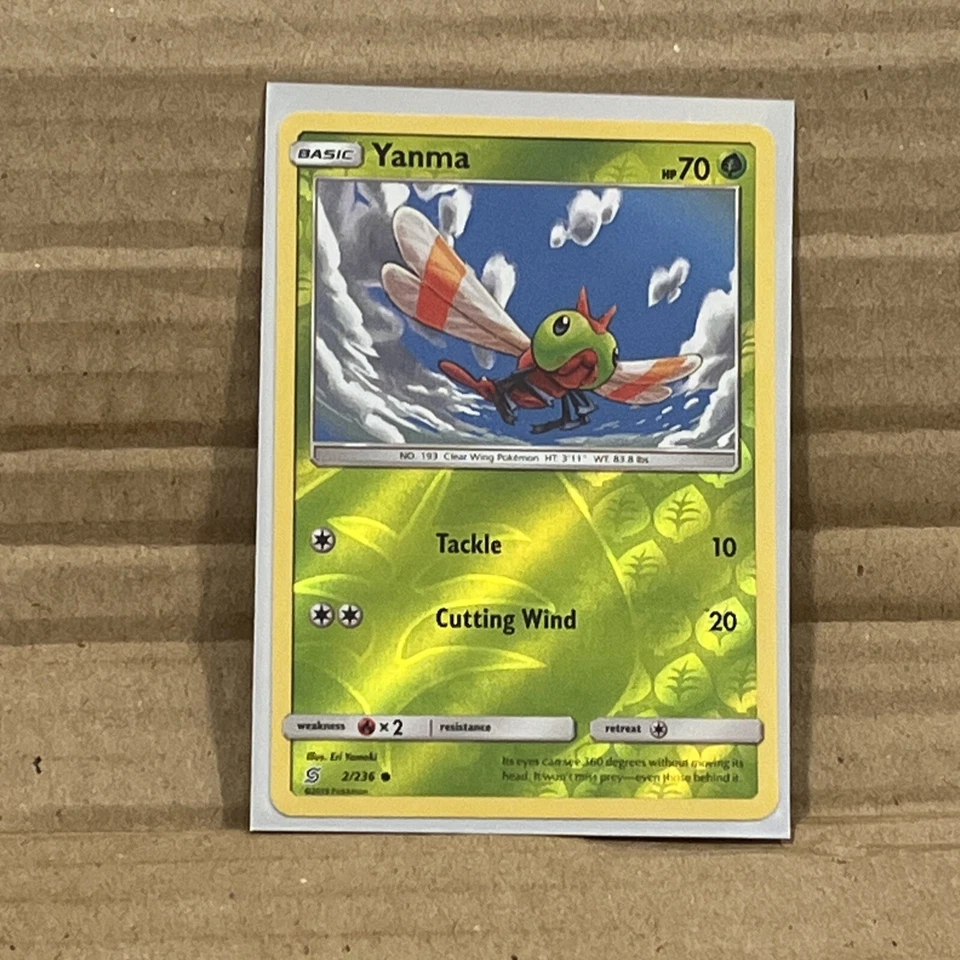 Unified Minds Pokemon Card: Yanma 2/236, Reverse Holo - Image 1 of 1