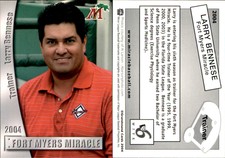 Larry Bennese 2004 Grandstand Fort Myers Miracle #NNO Card *AutographDen*