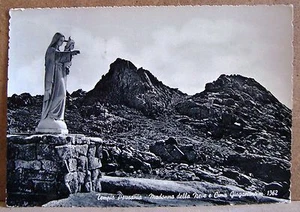 Tempel Pausania - Madonna della Neve e Cima Giogantino [groß, s/w, gereist] - Bild 1 von 1