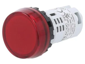 YW1P-1BUQ4R Kontrolllämpchen 22mm IP65 Farbe: rot 24VAC 24VDC IDEC - Picture 1 of 1