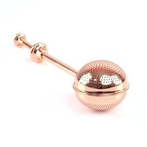 Stainless Steel Tea Infuser Ball for Loose Leaf Tea - Rose Gold (5-Pack) - Picture 1 of 14