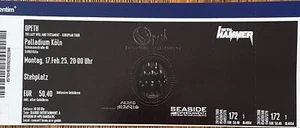 Ticket Opeth 17.02. Köln Palladium - Bild 1 von 1