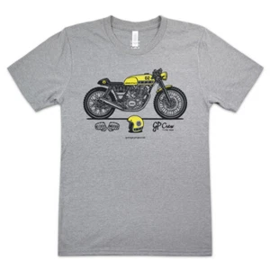 Camiseta para hombre GP Crew 002 - Yamaha SR400 Cafe Racer - Imagen 1 de 5