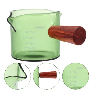 Doppelmund-Milchbecher Milchkännchen Aus Glas Behälter Milchglas - Bild 1 von 12