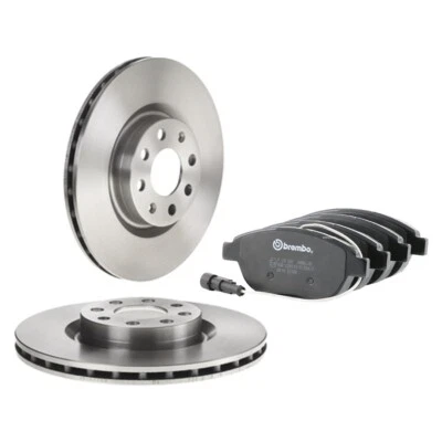 KIT DISCHI FRENO + PASTIGLIE FIAT GRANDE PUNTO EVO 1.3 1300 MULTIJET 90 95 CV - Immagine 1 di 4