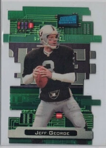 Stadium Club Jeff George 1998 iluminador troquelado Raiders inserto T5B - Imagen 1 de 1