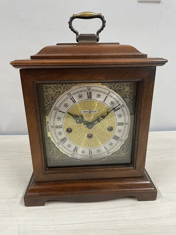 Vintage Howard Miller Mantle Clock w/Movement 340-020 Made in W. Germany-NICE! Cover