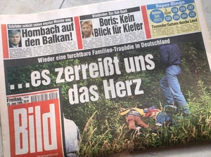Bildzeitung vom 25.06.1999 * 18. 19. 20. Geburtstag Geschenk * Familien Tragödie - Bild 1 von 1