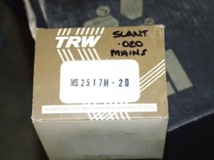 Nuevo Antiguo Stock TRW Juego de Rodamientos Principales: Chrysler Slant 6 225ci (-.020) (Despacho) - Imagen 1 de 1
