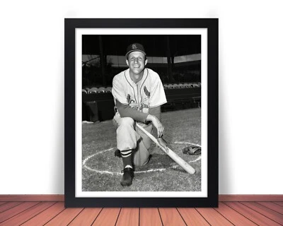 Fotografía enmarcada STAN MUSIAL ST. LOUIS CARDINALS - 8x10 u 11x14 (W5) Foto 1 de 4