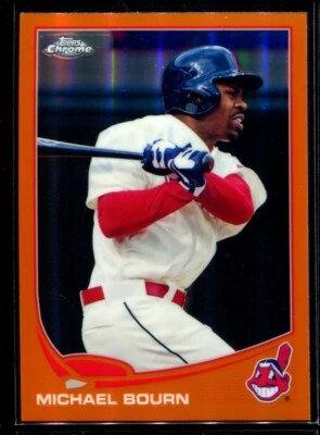 MICHAEL BOURN 2013 Topps Chrome Baseball ORANGE REFRACTOR #74 - Image 1 of 3