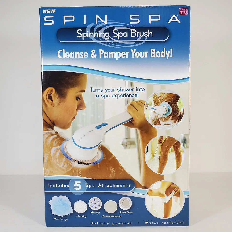 Spin Spa Body Brush with 5 Attachments