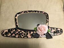 Preowned Elissa Held for Two's Company Decorative Hat Mirror with Rose