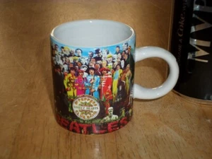 [THE BEATLES] "SGT. PEPPERS LONELY HEARTS BAND",ESPRESSO SIZE Ceramic Coffee Cup - Picture 1 of 13