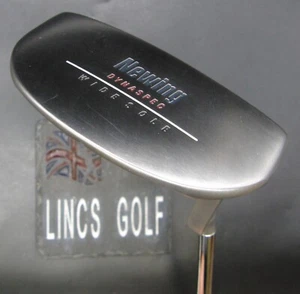 Bridgestone Newing Dynaspec Wide Sole Putter 87cm Steel Shaft Bridgestone Grip - Picture 1 of 7