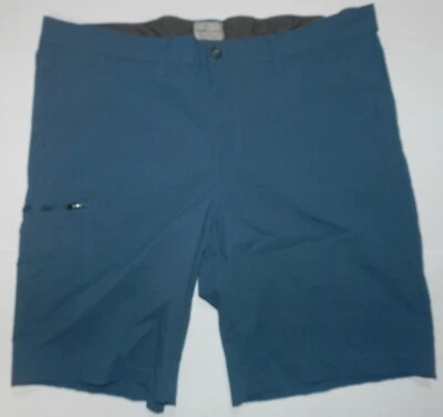 Pantalones cortos impermeables para hombre talla 40 azul/gris frente plano ligero golf (nn22) Foto 1 de 4