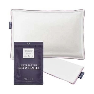 Lincove Cotton Sateen Pillow Protector - Zippered Cover for Pillows, Easy Care - Picture 1 of 8