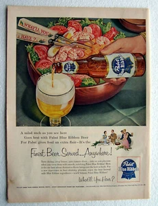 Pabst Blue Ribbon Bierwerbesalat 1954 - Bild 1 von 1