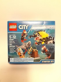 LEGO City 60091 Deep Sea Starter Set- Factory selaed-Retired set. 90pcs