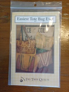 Fig Tree Quilts "Easiest Tote Bag Ever" Pattern #114 NEW - Picture 1 of 2
