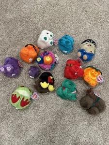 Set Of 12 Puffkins And 1 Keychain - Picture 1 of 1