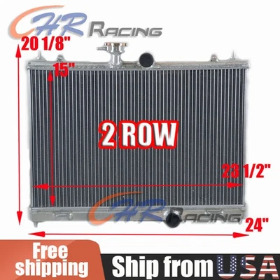 Aluminum Radiator fits for 2007 2008 2009 2010 2011 Nissan Versa 1.8L Manual MT - Image 1 of 4