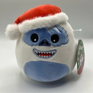 NWT Squishmallows Bumble The Abominable Snow Monster Santa Hat 7" Rudolph 60th - Picture 1 of 7